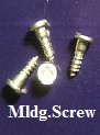 77-4446 - 50pcs / Screw in Stud #4x3/8"